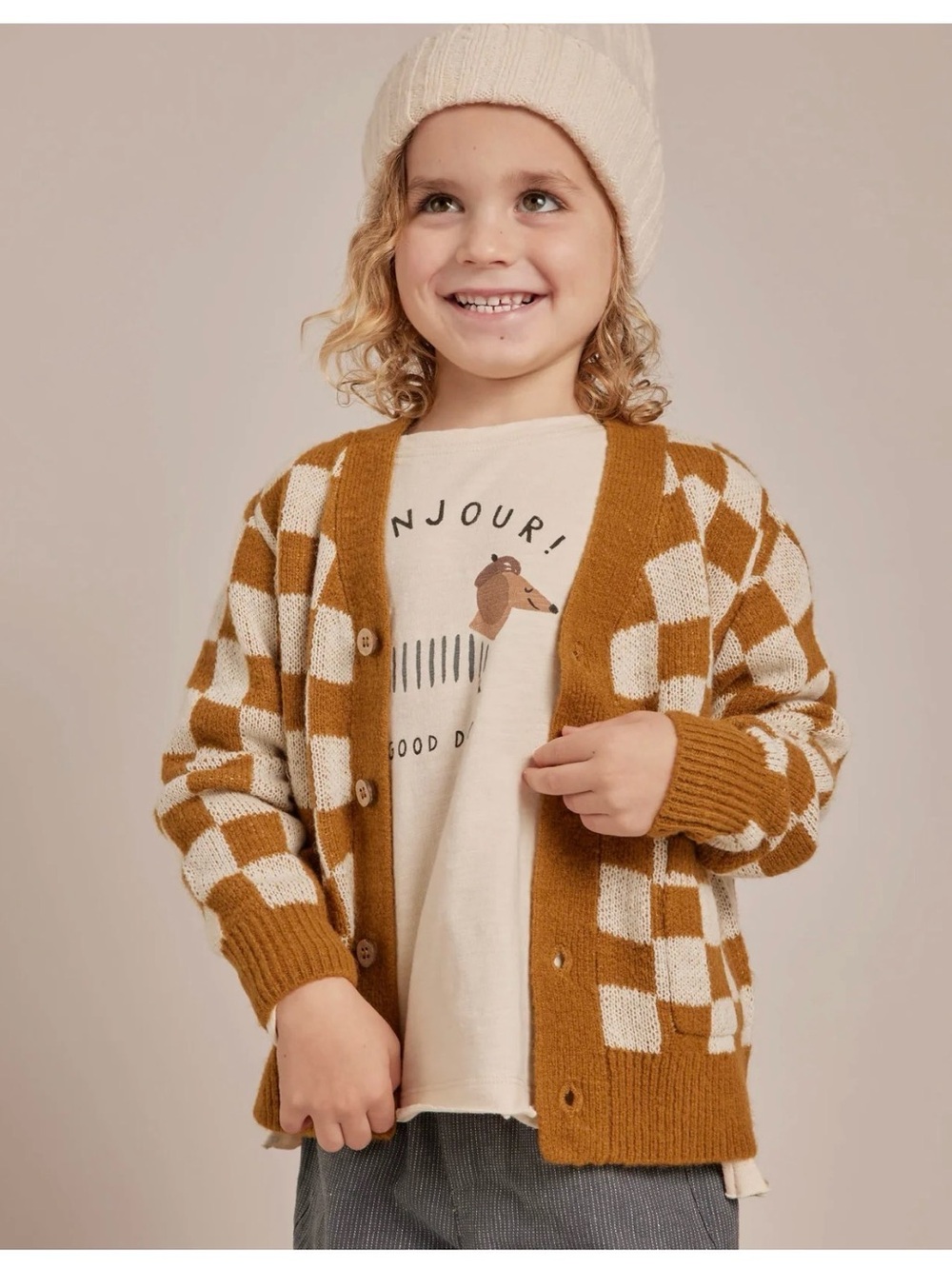 Rylee + Cru Checkered sweater